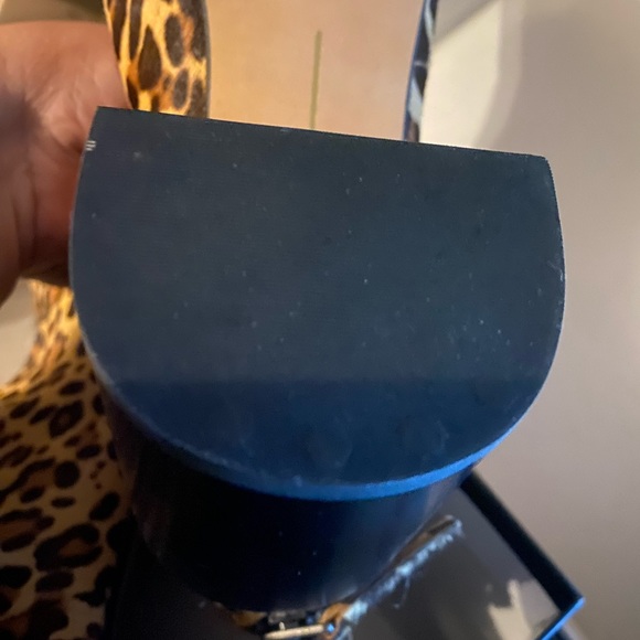 DOLCE VITA “Cyan” Womens 13 Dk Leopard calf hair boots - Picture 5 of 7